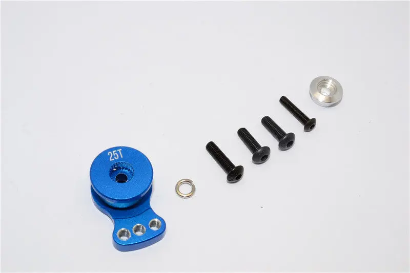 Aluminum Hi-Torque Servo Saver For 25T Spline Output Shaft (S) - 1Pc Blue 1
