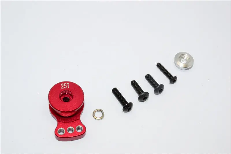 Aluminum Hi-Torque Servo Saver For 25T Spline Output Shaft (S) - 1Pc Red 1