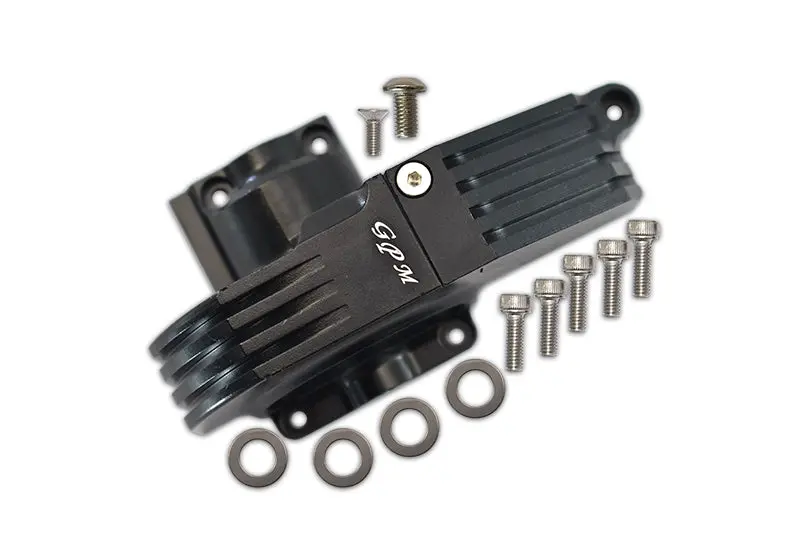 Aluminum Main Gear Cover For Traxxas 1:10 4Wd Maxx 89076-4 / 4Wd Maxx With Widemaxx 89086-4 / 1:8 4Wd Maxx Slash 6S 102076-4 Upgrades - Black 1