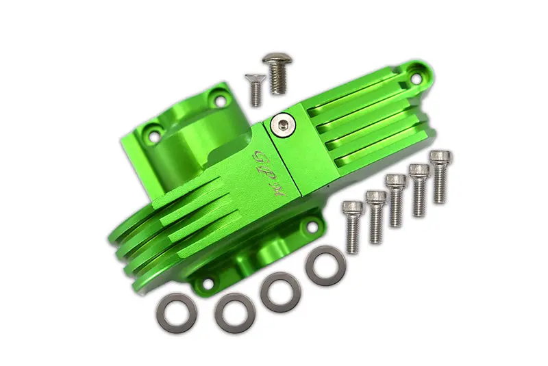 Aluminum Main Gear Cover For Traxxas 1:10 4Wd Maxx 89076-4 / 4Wd Maxx With Widemaxx 89086-4 / 1:8 4Wd Maxx Slash 6S 102076-4 Upgrades - Green 1