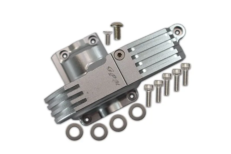 Aluminum Main Gear Cover For Traxxas 1:10 4Wd Maxx 89076-4 / 4Wd Maxx With Widemaxx 89086-4 / 1:8 4Wd Maxx Slash 6S 102076-4 Upgrades - Silver 1