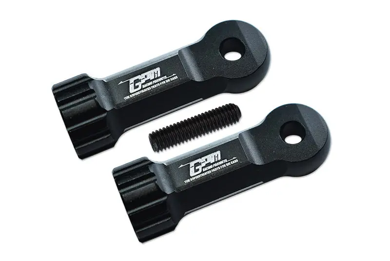 Aluminum Middle Shaft Head For Arrma 1:10 Kraton 4S Ara102690 / Vorteks 3S Ara4305v3 / Outcast 4S Ara102692- 3Pc Set Black 1