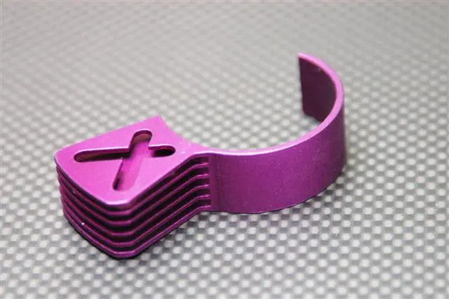 Aluminum Motor Heat Sink - 1Pc Purple 1