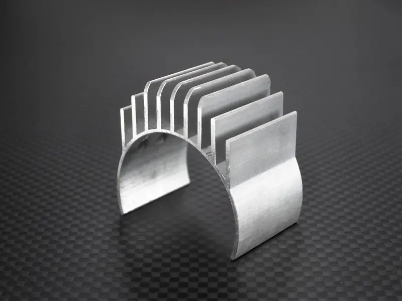 Aluminum Motor Heat Sink For 1:2 & 1:10 On Road Car - 1Pc Silver 1