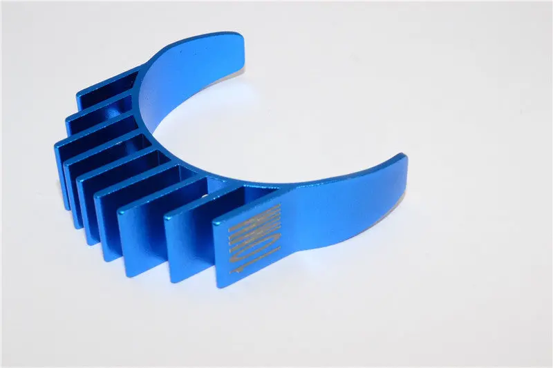 Aluminum Motor Heat Sink Mount 10Mm For 1/10 05, 540, 360 Motor - 1Pc Blue 1