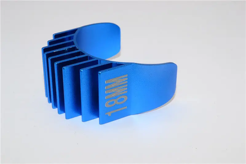 Aluminum Motor Heat Sink Mount 18Mm For 1/10 05, 540, 360 Motor - 1Pc Blue 1