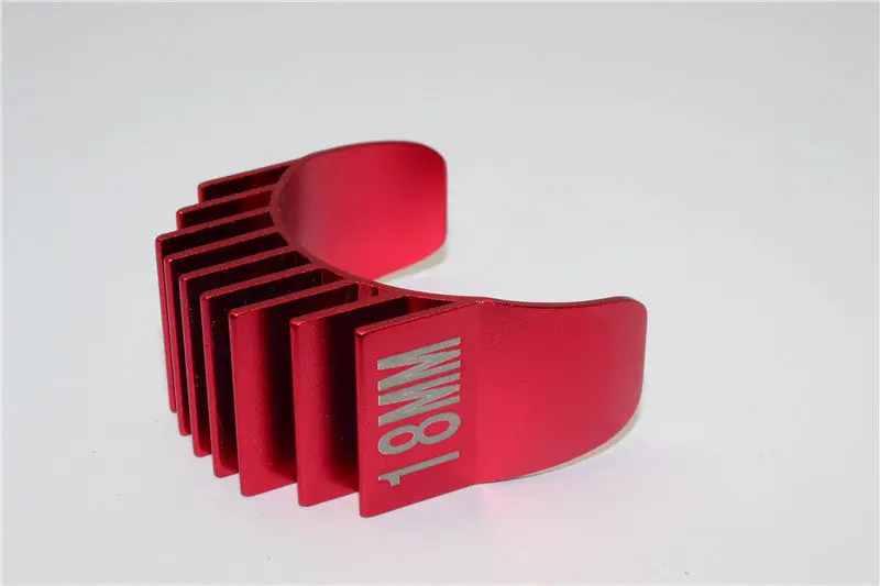 Aluminum Motor Heat Sink Mount 18Mm For 1/10 05, 540, 360 Motor - 1Pc Red 1