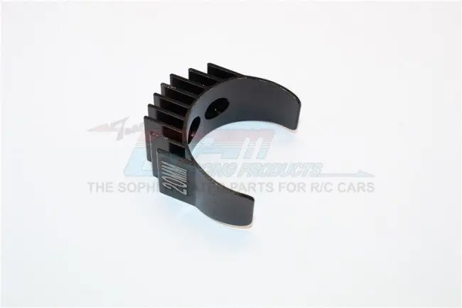 Aluminum Motor Heat Sink Mount 20Mm For 1/10 540, 360 Motor - 1Pc Black 1