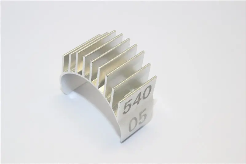 Aluminum Motor Heat Sink Mount 20Mm For 1/10 540, 360 Motor - 1Pc Silver 1