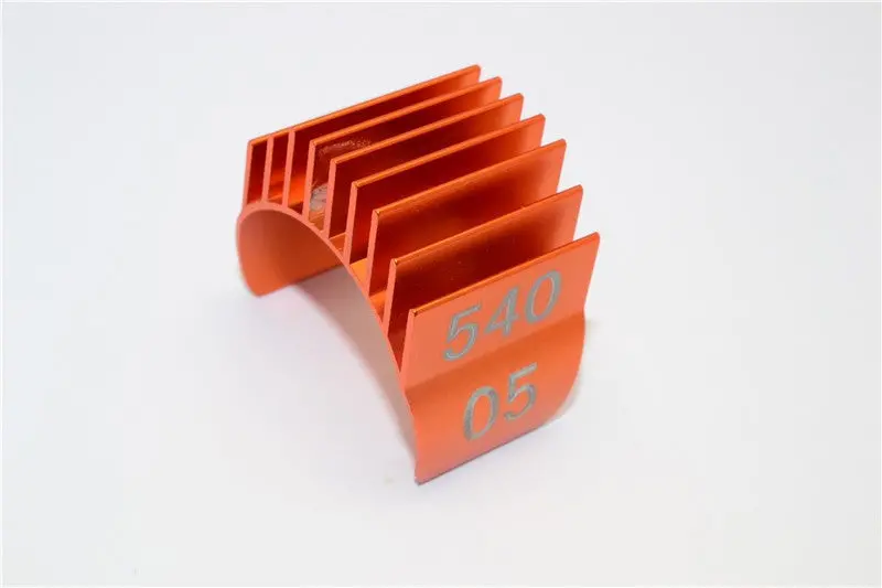 Aluminum Motor Heat Sink Mount 25Mm For 1/10 540, 360 Motor - 1Pc Orange 1