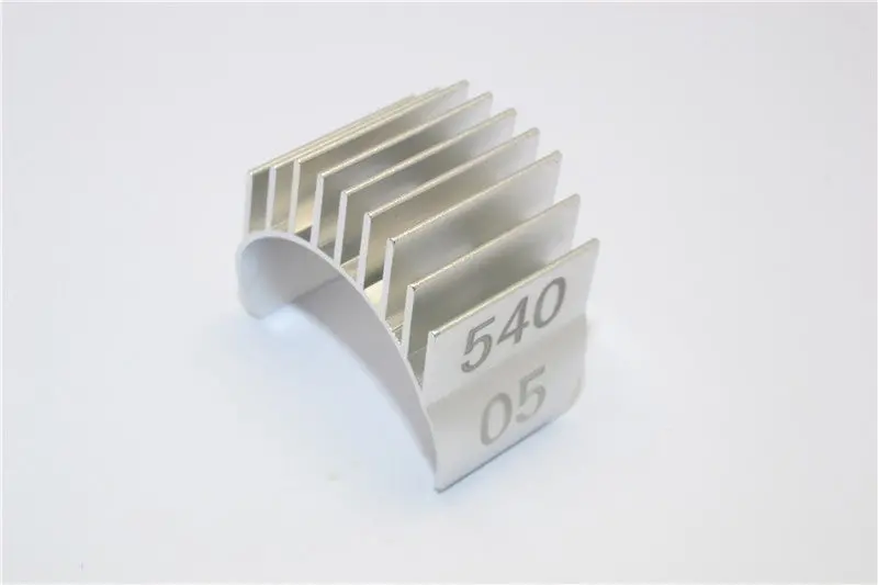 Aluminum Motor Heat Sink Mount 25Mm For 1/10 540, 360 Motor - 1Pc Silver 1