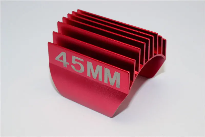 Aluminum Motor Heat Sink Mount 45Mm For 1/10 05, 540, 360 Motor - 1Pc Red 1