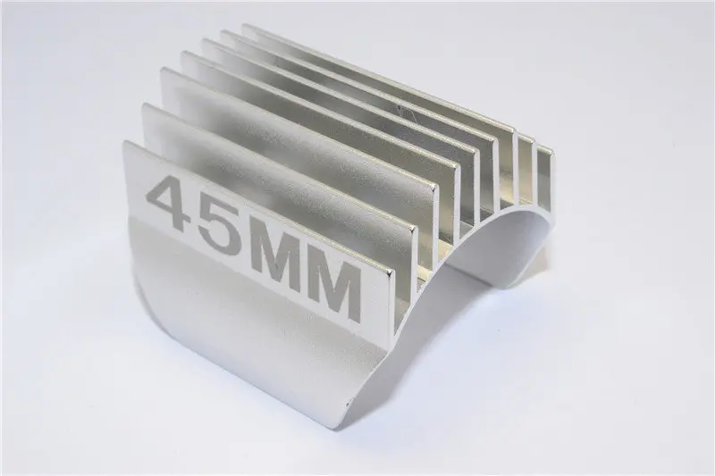 Aluminum Motor Heat Sink Mount 45Mm For 1/10 05, 540, 360 Motor - 1Pc Silver 1