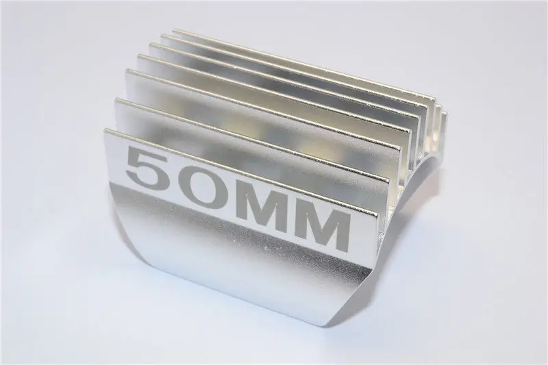 Aluminum Motor Heat Sink Mount 50Mm For 1/10 05, 540, 360 Motor - 1Pc Silver 1