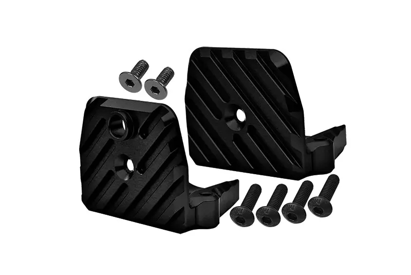 Aluminum Motor Heatsink Mount For Traxxas 1:5 X Maxx 6S / X Maxx 8S / Xrt 8S Monster Truck Upgrades - 1 Set Black 1