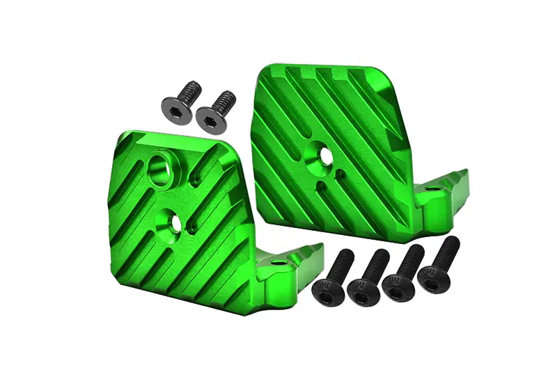 Aluminum Motor Heatsink Mount For Traxxas 1:5 X Maxx 6S / X Maxx 8S / Xrt 8S Monster Truck Upgrades - 1 Set Green 1