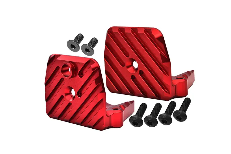 Aluminum Motor Heatsink Mount For Traxxas 1:5 X Maxx 6S / X Maxx 8S / Xrt 8S Monster Truck Upgrades - 1 Set Red 1