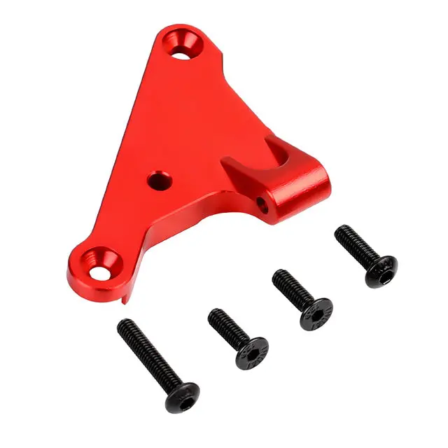 Aluminum Panhard Mount For 1:10 Rc Crawler Axail Scx10 Iii Axi03007 Axi231017 Upgrade Parts - Red 1