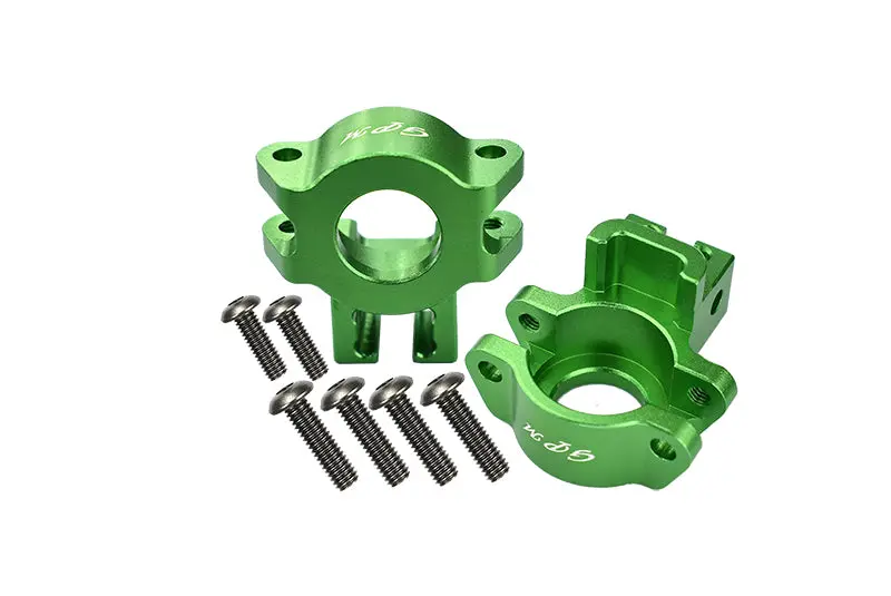 Aluminum Rear Axle Hub For Traxxas Unlimited Desert Racer Udr 4X4 (#85076-4) - 1Pr Set Green 1