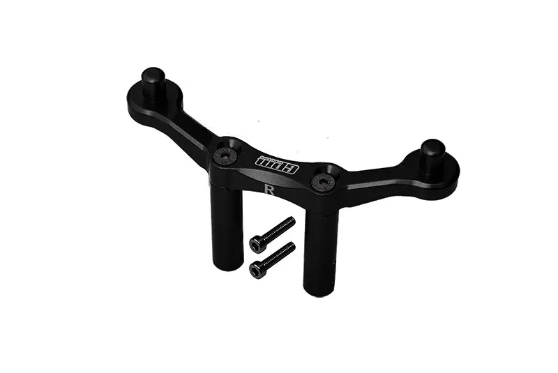 Aluminum Rear Body Mount & Post For Arrma 1:10 Granite 4X4 / Big Rock Crew Cab 4X4 3S / Big Rock 4X4 V3 3S - 1Pc Set Black 1