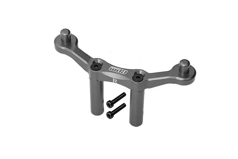 Aluminum Rear Body Mount & Post For Arrma 1:10 Granite 4X4 / Big Rock Crew Cab 4X4 3S / Big Rock 4X4 V3 3S - 1Pc Set Gray Silver 1