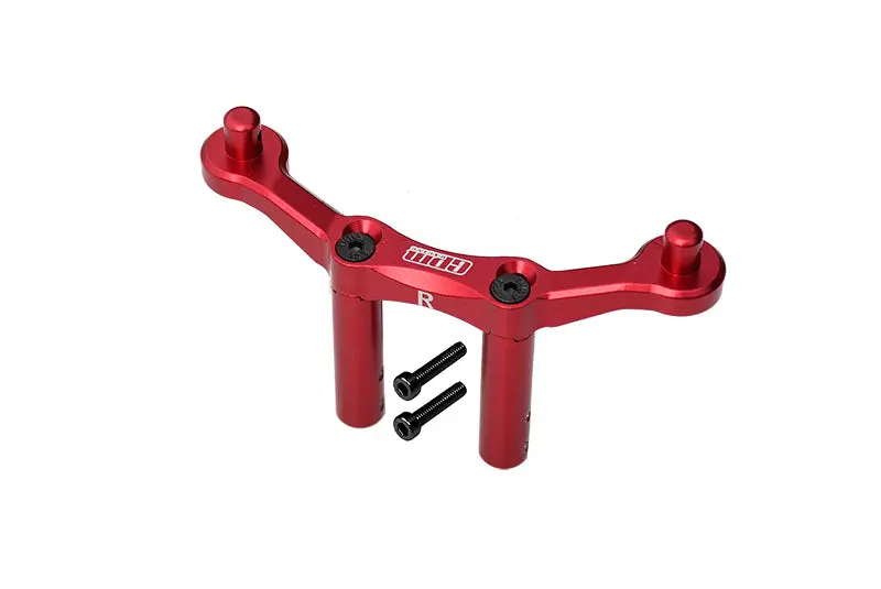 Aluminum Rear Body Mount & Post For Arrma 1:10 Granite 4X4 / Big Rock Crew Cab 4X4 3S / Big Rock 4X4 V3 3S - 1Pc Set Red 1