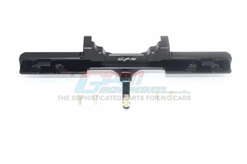 Aluminum Rear Bumper For Traxxas Trx-4 Mercedes-Benz G500 (82096-4) - 1 Set Black 1