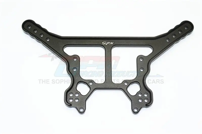Aluminum Rear Damper Plate For Arrma 1:8 Kraton 6S / Outcast 6S / Notorious 6S / Talion 6S / Kraton 6S V5 / Notorious 6S V5 / 1:7 Fireteam 6S Upgrades - 1Pc Set Black 1