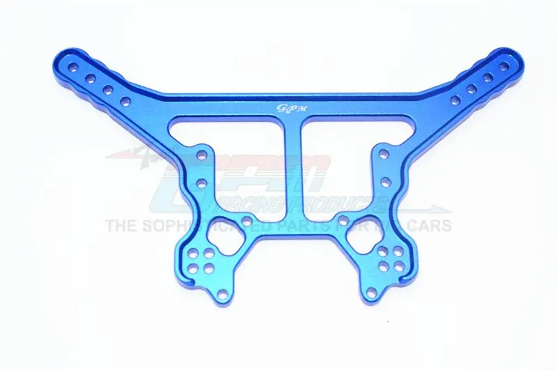 Aluminum Rear Damper Plate For Arrma 1:8 Kraton 6S / Outcast 6S / Notorious 6S / Talion 6S / Kraton 6S V5 / Notorious 6S V5 / 1:7 Fireteam 6S Upgrades - 1Pc Set Blue 1