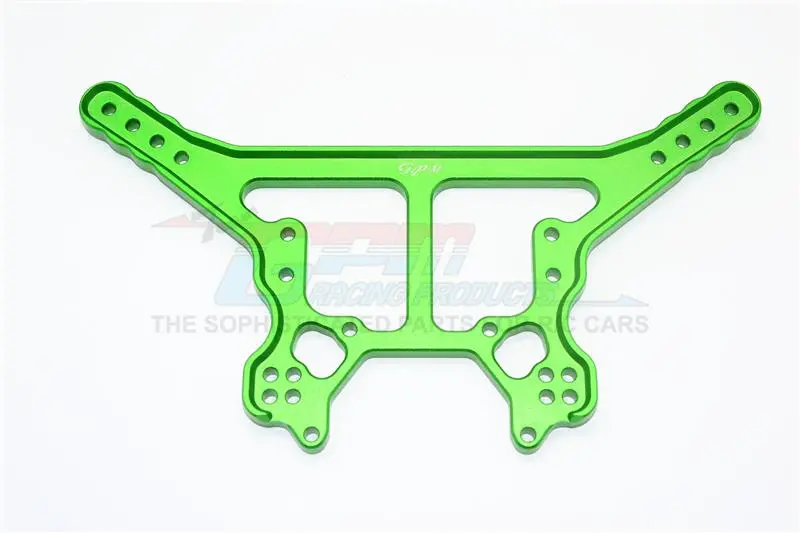 Aluminum Rear Damper Plate For Arrma 1:8 Kraton 6S / Outcast 6S / Notorious 6S / Talion 6S / Kraton 6S V5 / Notorious 6S V5 / 1:7 Fireteam 6S Upgrades - 1Pc Set Green 1