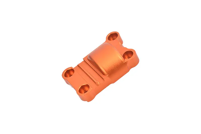 Aluminum Rear Gear Cover For Traxxas 1:5 X Maxx 6S / X Maxx 8S / Xrt 8S Monster Truck Upgrades - 1Pc Orange 1