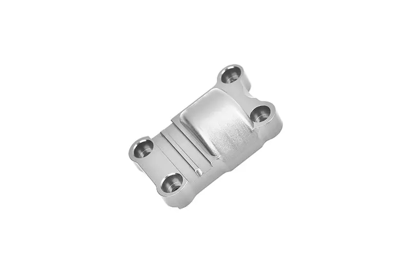Aluminum Rear Gear Cover For Traxxas 1:5 X Maxx 6S / X Maxx 8S / Xrt 8S Monster Truck Upgrades - 1Pc Silver 1