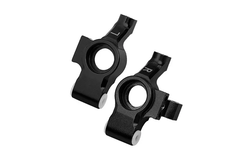 Aluminum Rear Knuckle Arm For 1/10 Traxxas Ford Gt 4-Tec 2.0 83056-4 / 4-Tec 3.0 93054-4 - 2Pc Set Black 1