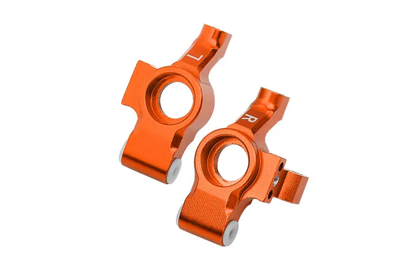 Aluminum Rear Knuckle Arm For 1/10 Traxxas Ford Gt 4-Tec 2.0 83056-4 / 4-Tec 3.0 93054-4 - 2Pc Set Orange 1