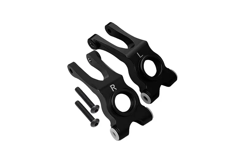 Aluminum Rear Knuckle Arm For Arrma  1:10 Granite / Big Rock 3S / Big Rock V3 3S / Vorteks 3S - 1Pr Set Black 1