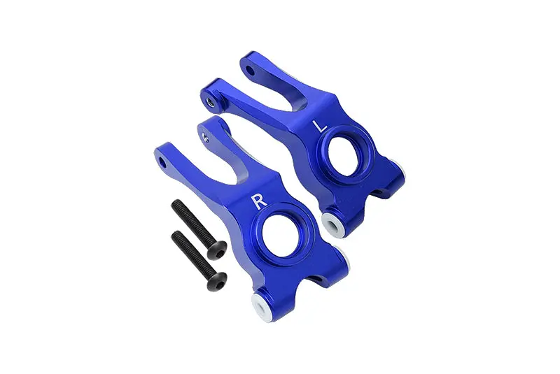 Aluminum Rear Knuckle Arm For Arrma 1:10 Granite / Big Rock 3S / Big Rock V3 3S / Vorteks 3S - 1Pr Set Blue 1