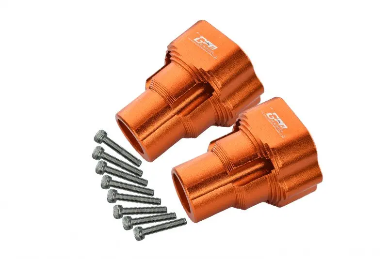 Aluminum Rear Knuckle Arm For Losi 1:8 Lmt 4Wd Solid Axle Monster Truck Los04022 / Lmt Mega Truck Brushless Los04024 / Lmt Grave Digger / Son-Uva Digger Los04021 Upgrades - 10Pc Set Orange 1