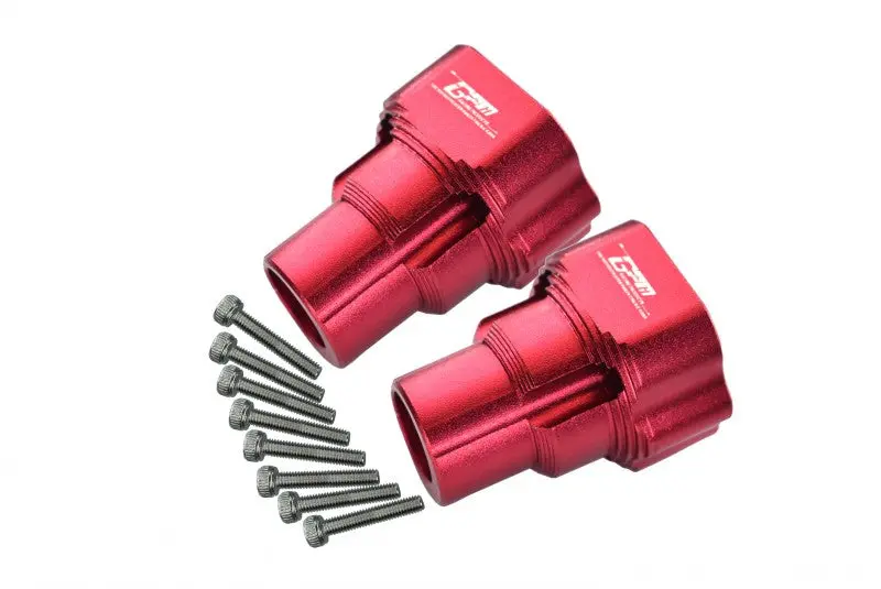 Aluminum Rear Knuckle Arm For Losi 1:8 Lmt 4Wd Solid Axle Monster Truck Los04022 / Lmt Mega Truck Brushless Los04024 / Lmt Grave Digger / Son-Uva Digger Los04021 Upgrades - 10Pc Set Red 1