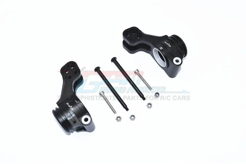 Aluminum Rear Knuckle Arms For Arrma 1:5 Kraton 8S Blx / Outcast 8S Blx / Kraton Exb Roller - 2Pc Set Black 1