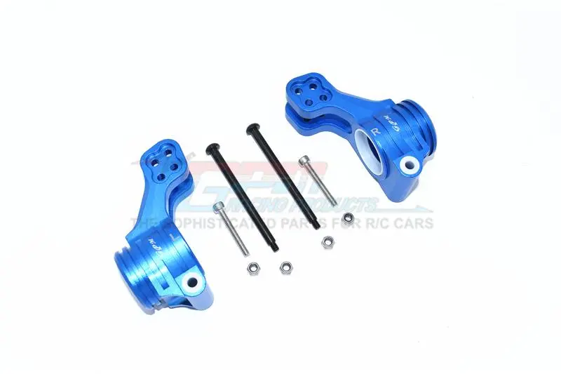 Aluminum Rear Knuckle Arms For Arrma 1:5 Kraton 8S Blx / Outcast 8S Blx / Kraton Exb Roller - 2Pc Set Blue 1