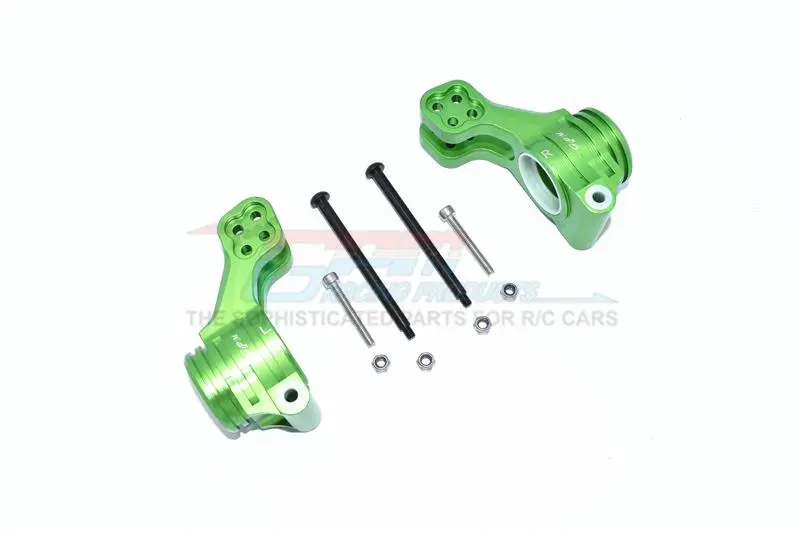 Aluminum Rear Knuckle Arms For Arrma 1:5 Kraton 8S Blx / Outcast 8S Blx / Kraton Exb Roller - 2Pc Set Green 1