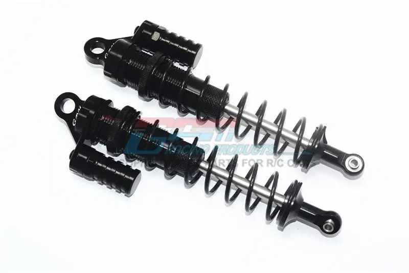 Aluminum Rear L-Shape Shocks (170Mm) For Losi 1:6 4Wd Super Baja Rey Los05013 / Super Baja Rey 2.0 Los05021 Upgrades - Black 1