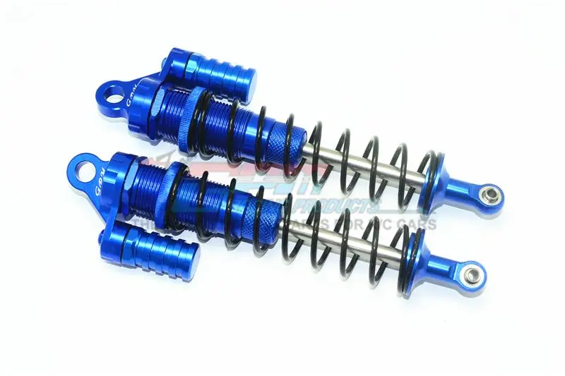 Aluminum Rear L-Shape Shocks (170Mm) For Losi 1:6 4Wd Super Baja Rey Los05013 / Super Baja Rey 2.0 Los05021 Upgrades - Blue 1
