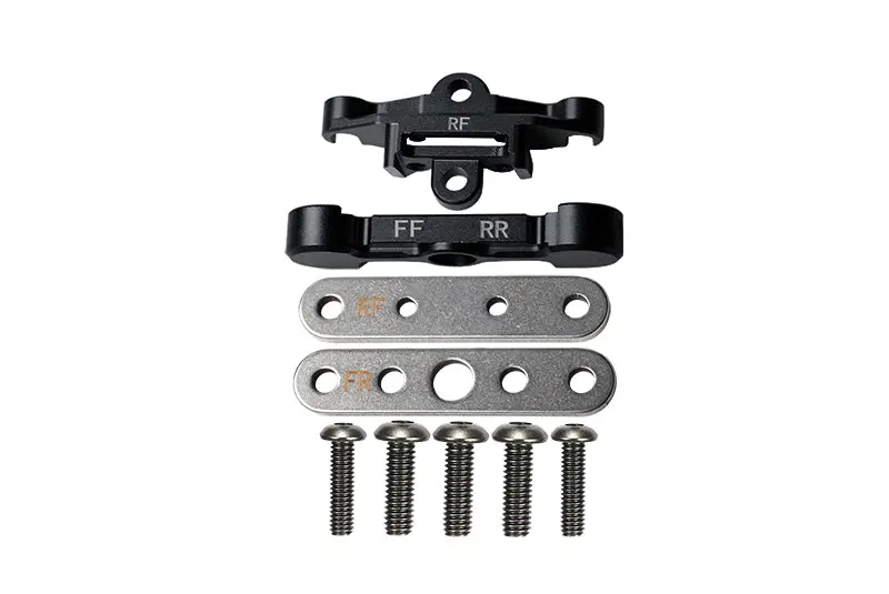 Aluminum Rear Lower Arm Tie Bar Mount For Traxxas 1:10 Maxx 4Wd Monster Truck-89076-4 / 1:8 4Wd Maxx Slash 6S Brushless Short Course Truck-102076-4 Upgrades - Black 1
