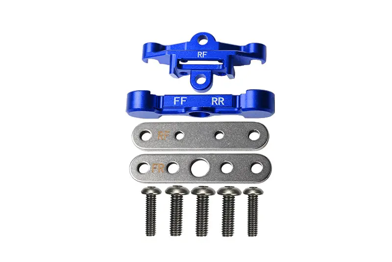 Aluminum Rear Lower Arm Tie Bar Mount For Traxxas 1:10 Maxx 4Wd Monster Truck-89076-4 / 1:8 4Wd Maxx Slash 6S Brushless Short Course Truck-102076-4 Upgrades - Blue 1