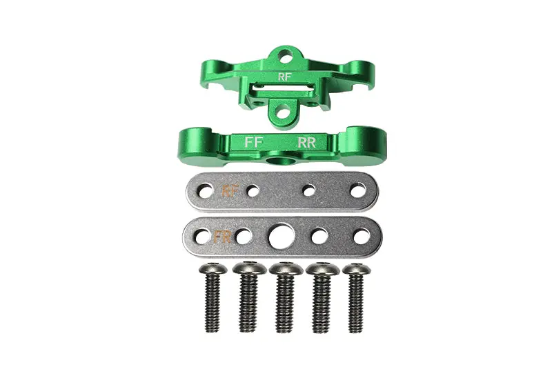 Aluminum Rear Lower Arm Tie Bar Mount For Traxxas 1:10 Maxx 4Wd Monster Truck-89076-4 / 1:8 4Wd Maxx Slash 6S Brushless Short Course Truck-102076-4 Upgrades - Green 1