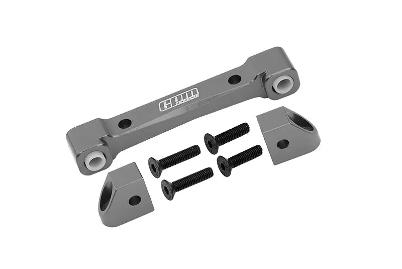 Aluminum Rear Lower Suspension Mount For 1/10 Traxxas Ford Gt 4-Tec 2.0 83056-4 / 4-Tec 3.0 93054-4 - 1 Set Gray Silver 1