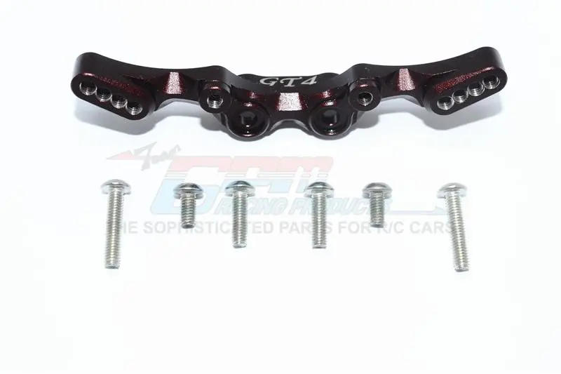 Aluminum Rear Shock Tower For 1/10 Traxxas Ford Gt 4-Tec 2.0 83056-4 / 4-Tec 3.0 93054-4 - 1Pc Set Brown 1