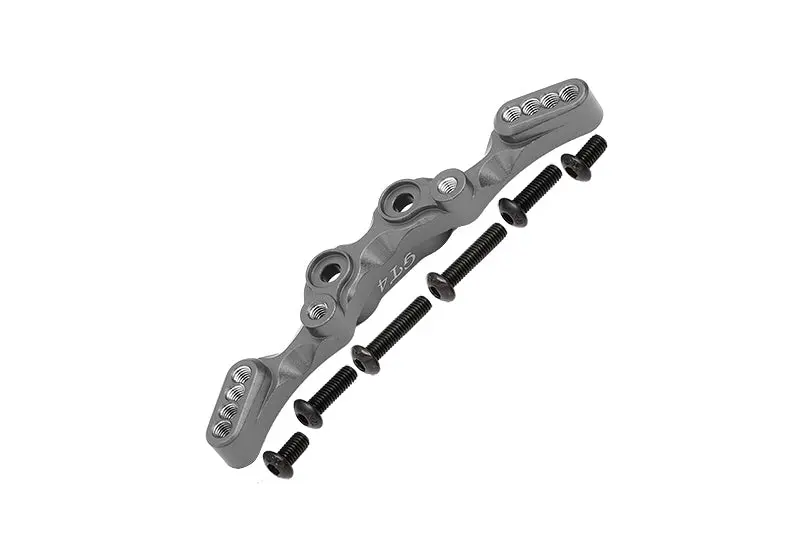 Aluminum Rear Shock Tower For 1/10 Traxxas Ford Gt 4-Tec 2.0 83056-4 / 4-Tec 3.0 93054-4 - 1Pc Set Gray Silver 1