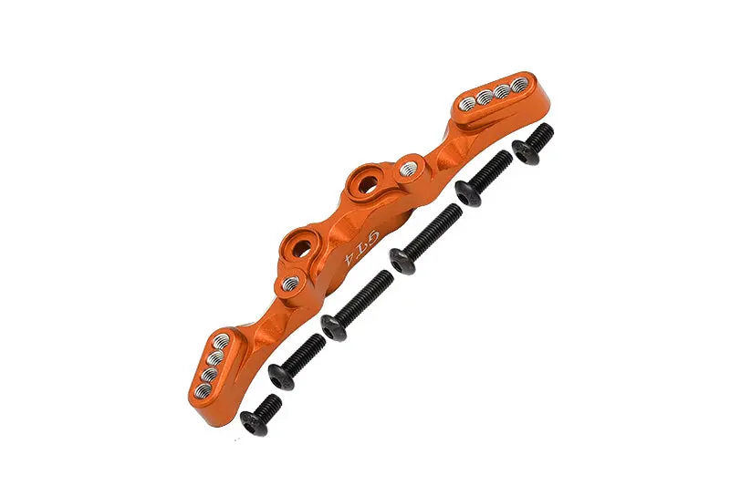 Aluminum Rear Shock Tower For 1/10 Traxxas Ford Gt 4-Tec 2.0 83056-4 / 4-Tec 3.0 93054-4 - 1Pc Set Orange 1